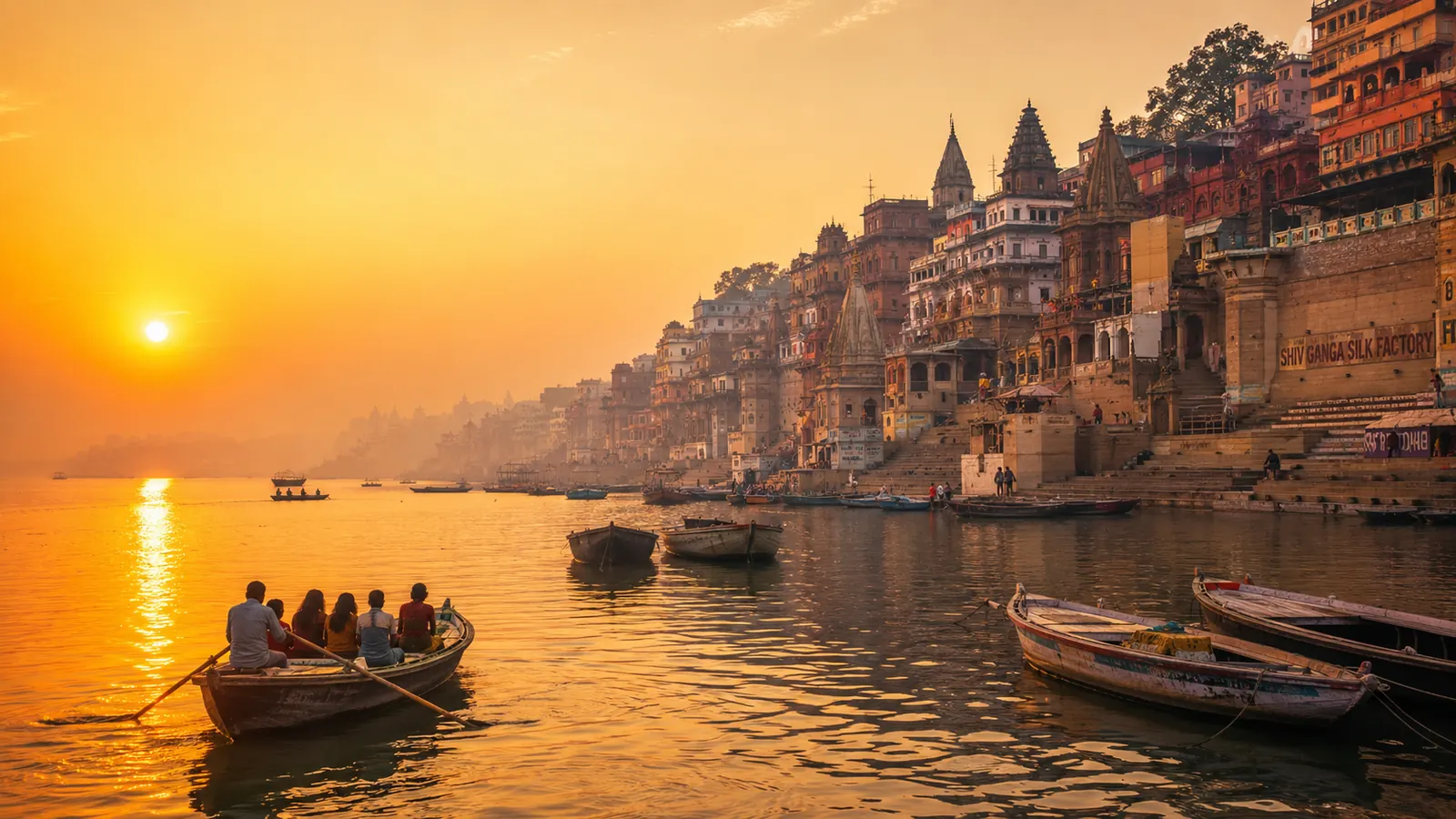 Sunrise on the Ganges